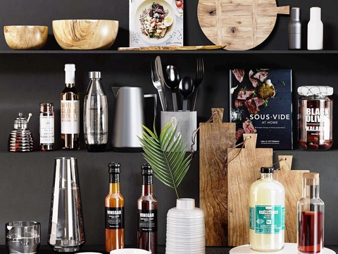  厨房配件 93d模型 