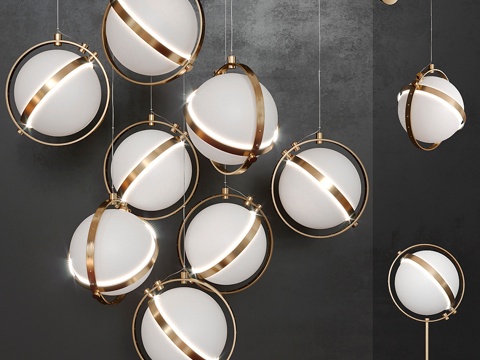  Baroncelli灯具套装_VEGA系列3d模型 