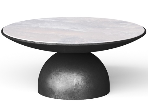  露露与乔治亚帕文圆形咖啡桌3d模型 