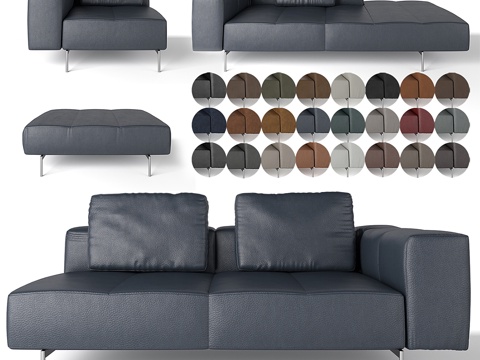  BoConcept 阿姆斯特丹沙发3d模型 