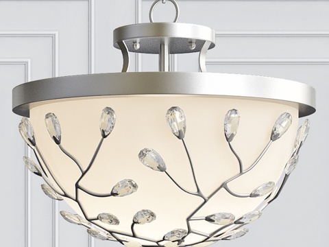  阿德莉亚半嵌式3d模型 