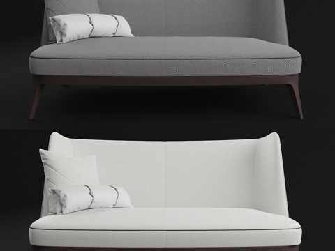  蜻蜓沙发床3d模型 