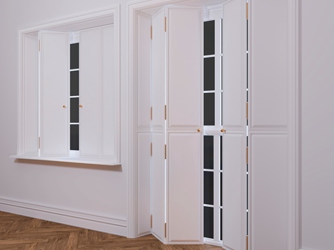  经典窗户套装3d模型 