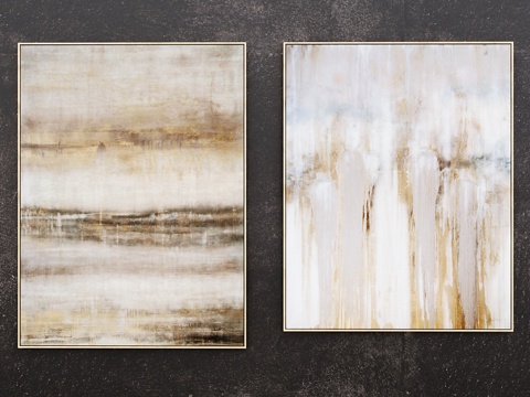  马克·麦克道威创作的《面纱与至日》艺术微喷画布3d模型 