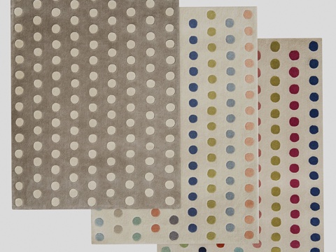  Villa Nova圆点系列地毯3d模型 