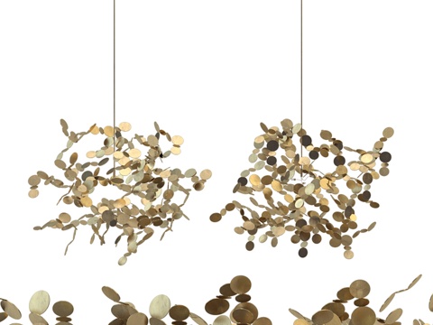  Terzani Argent金云N90S吊灯3d模型 