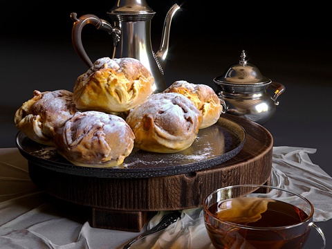  列宁格勒蛋糕3d模型 