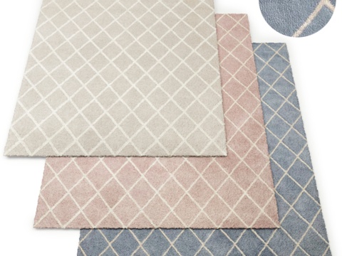  Amari藤格纹地毯RH款3d模型 