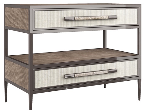  床头柜双重印象系列 Caracole3d模型 