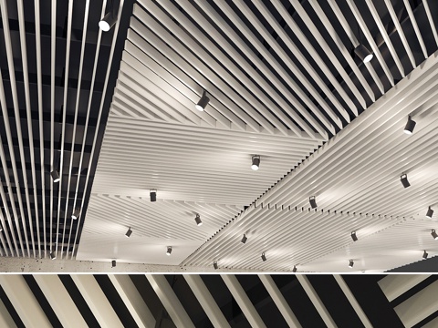  假天花板支架 203d模型 