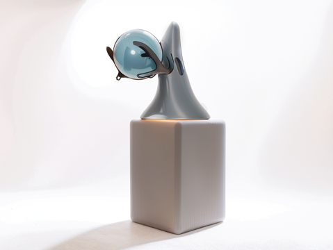 雕塑异形落地灯su模型