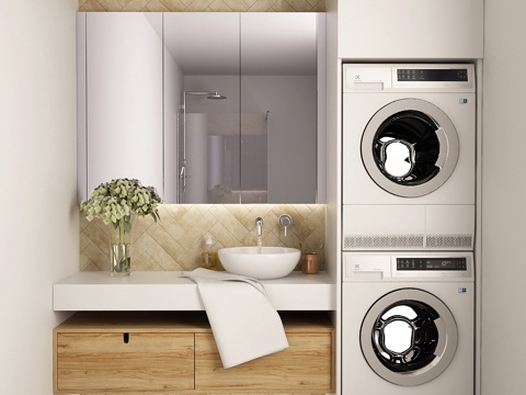  浴室家具 I 浴室家具_163d模型 