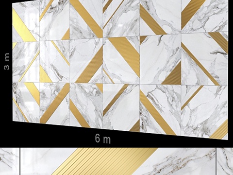  装饰墙 96.3d模型 