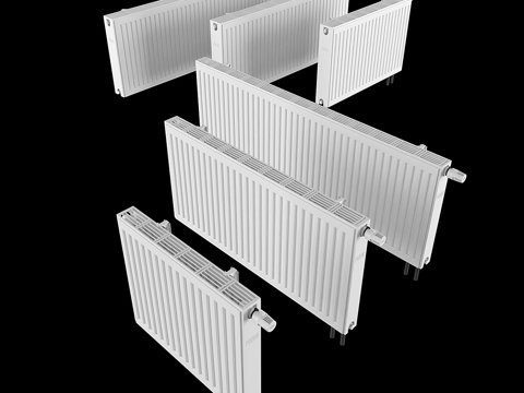  钢板散热器 PRADO 通用款3d模型 