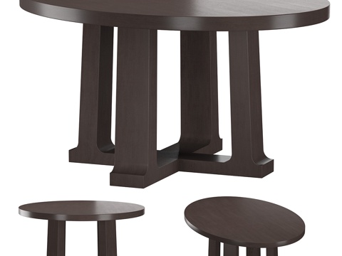  Cochin餐桌3d模型 