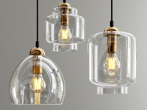  Milo吊灯系列3d模型 