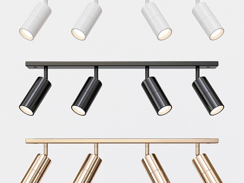  室内灯具 3种类型3d模型 