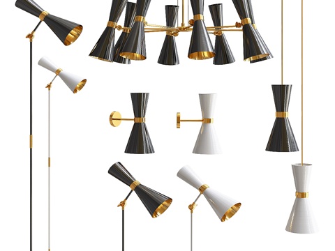  开罗灯具系列 - 5款3d模型 