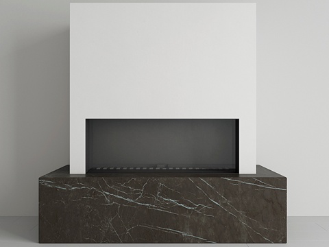  Kratki - 天然气壁炉LEO 1003d模型 