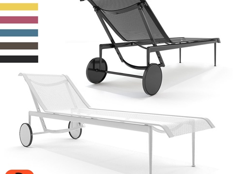  Knoll-1966系列躺椅3d模型 