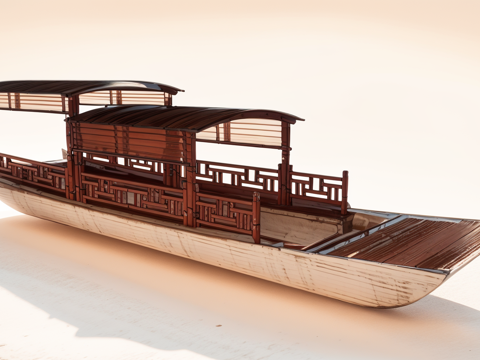 木船su模型