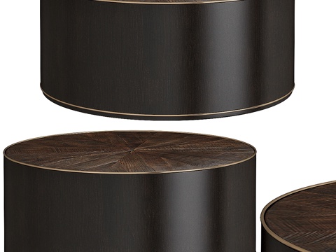  卢卡斯圆形咖啡桌3d模型 