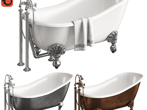  Devon & Devon Regina浴缸3d模型 
