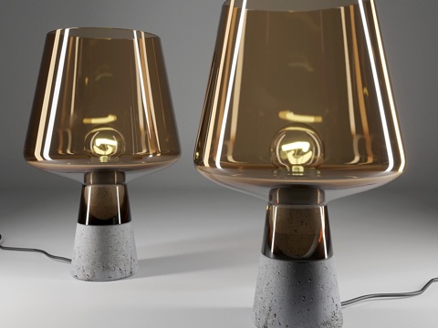  Leimu 吊灯 小号 灰色款3d模型 