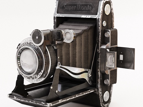  蔡司Ikon Super Ikonta 530 2相机3d模型 