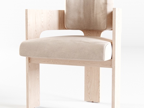  德林大厅 - C型靠背椅3d模型 