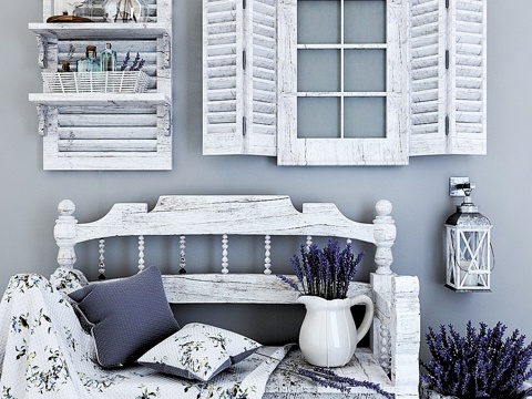  装饰套装3d模型 