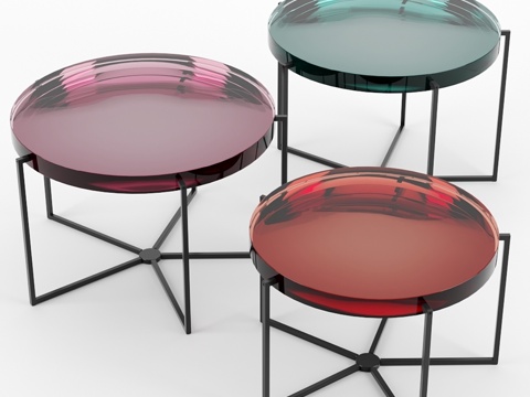  麦科林·布莱恩设计的Lens系列桌具套装023d模型 