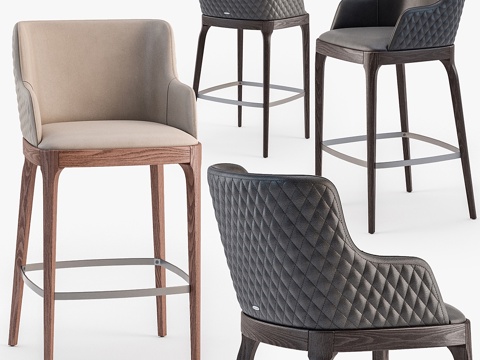  卡特兰意大利Magda高级定制凳套装13d模型 