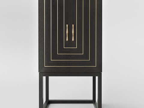  麦克马亨柜3d模型 