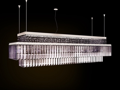  Casa 面包棍吊灯3d模型 