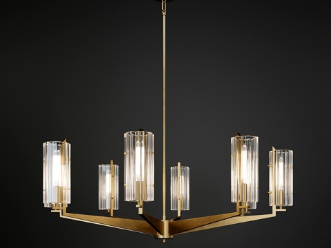  VENDOME圆形吊灯3d模型 