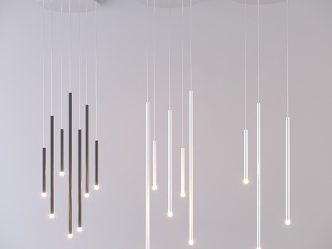  A-Tube Nano集群系统圆形灯具3d模型 