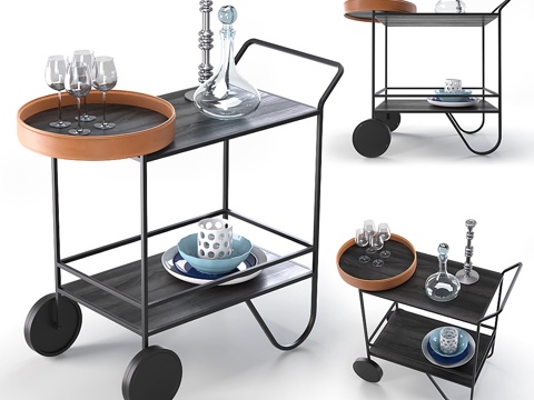  卡利加里斯 giro 餐桌3d模型 