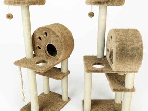  萨拉曼卡猫屋3d模型 