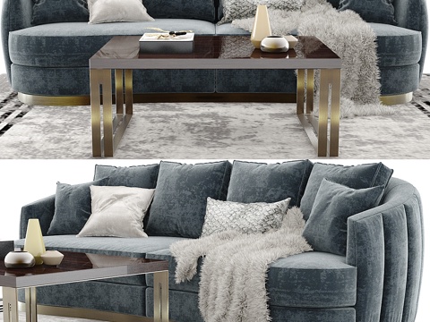  沙发与椅公司套装3d模型 