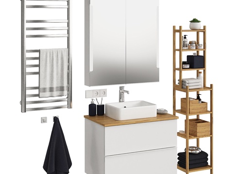  宜家Godmorgon系列套装53d模型 