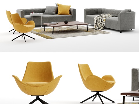  Koleksiyon Alexander 系列沙发3d模型 