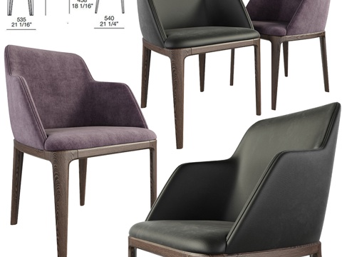  Poliform Grace餐椅3d模型 