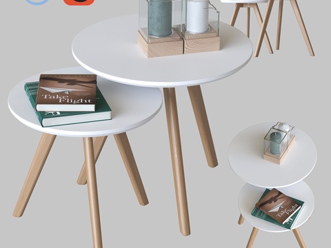  Signal Milan咖啡桌3d模型 