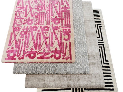  地毯套装 023d模型 