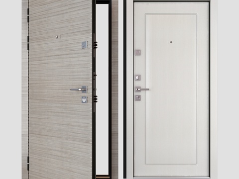  Vesta入户金属门（SteelGuard）3d模型 