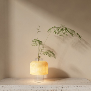 新中式装饰花瓶 台灯 书房台灯 艺术花瓶 盆景 花瓶su模型