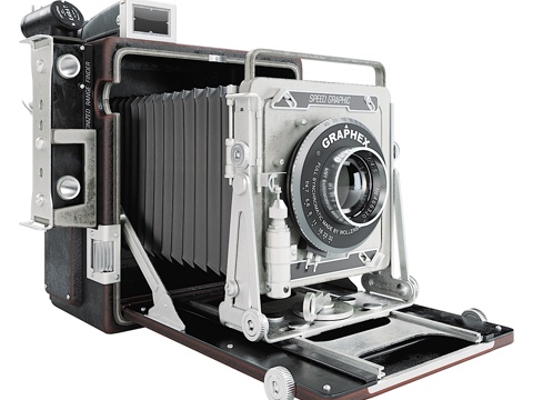  Graflex相机3d模型 