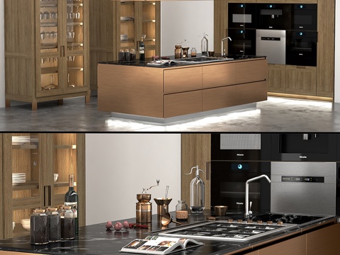  Italiana ARCLINEA厨房3d模型 