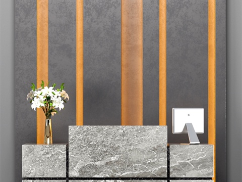  接待区_283d模型 